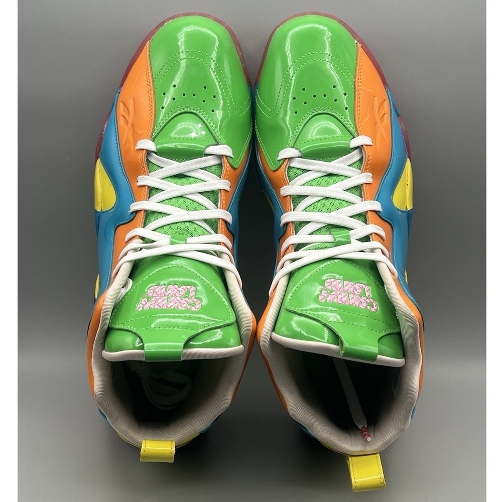 Reebok Kamikaze 2 Candy Land Shawn Kemp Retro Basketball - Men's Size 12 USED - Picture 6 of 9